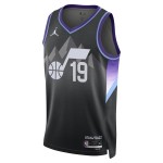 Maillot NBA Utah Jazz Ace Bailey Jordan 2025-26 Statement Edition Noir Swingman - Homme